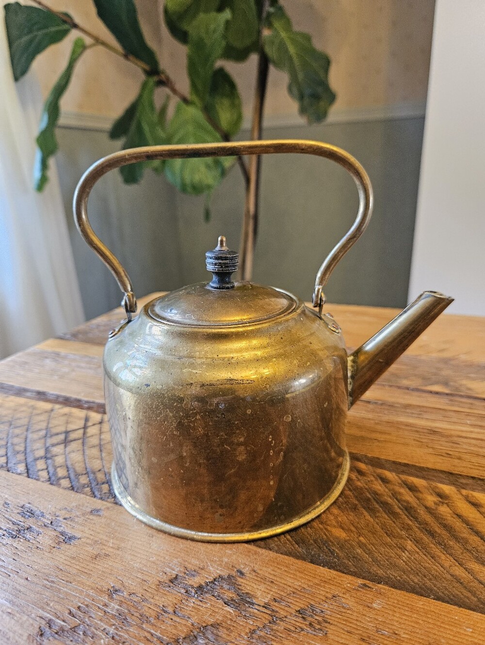 Vintage Brass Teapot